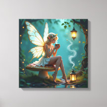 Hada en café embelesado para beber