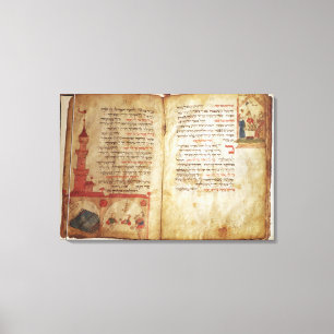 Lienzo Haggadah para el Eve del Passover