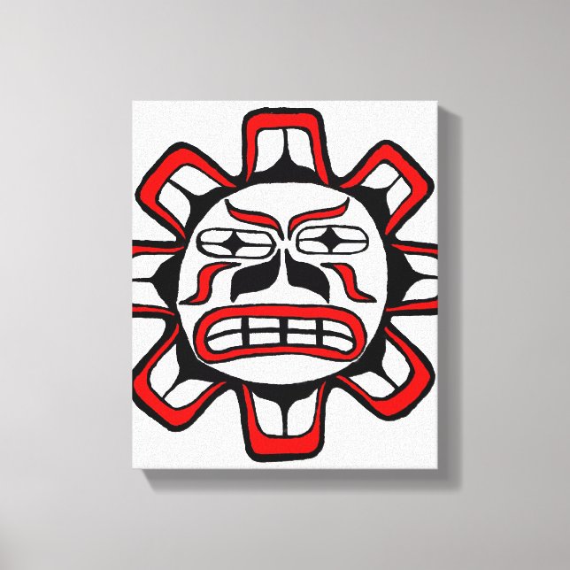 Lienzo Haida Sun (Anverso)