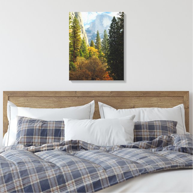 Lienzo Half Dome en otoño Canvas (Insitu(Dormitorio))