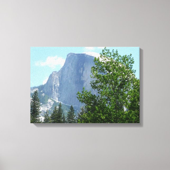 Lienzo Half Dome en verano desde el Parque Nacional Yosem (Anverso)