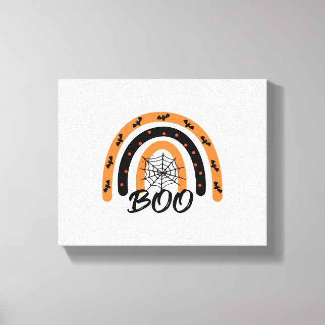 Lienzo Halloween Boo (Anverso)