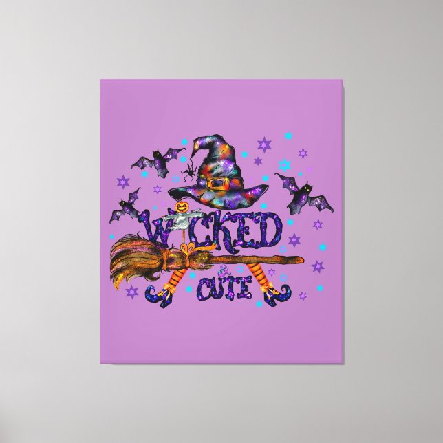 Lienzo Halloween Curte Wicks Witch (Anverso)