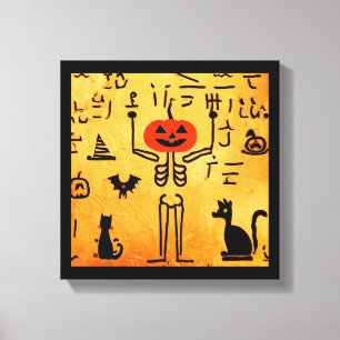 Lienzo Halloween egipcio 4