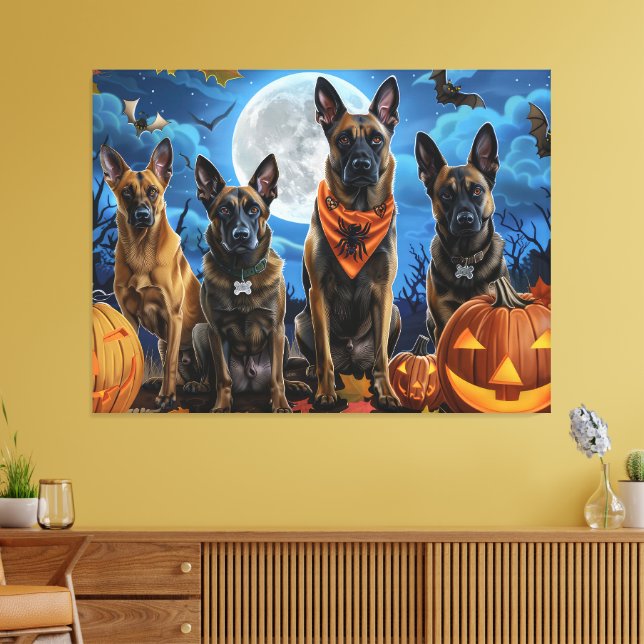 Lienzo Halloween en Malinoi Belga (Insitu (Sala de estar))