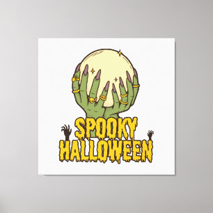 Lienzo Halloween espeluznante
