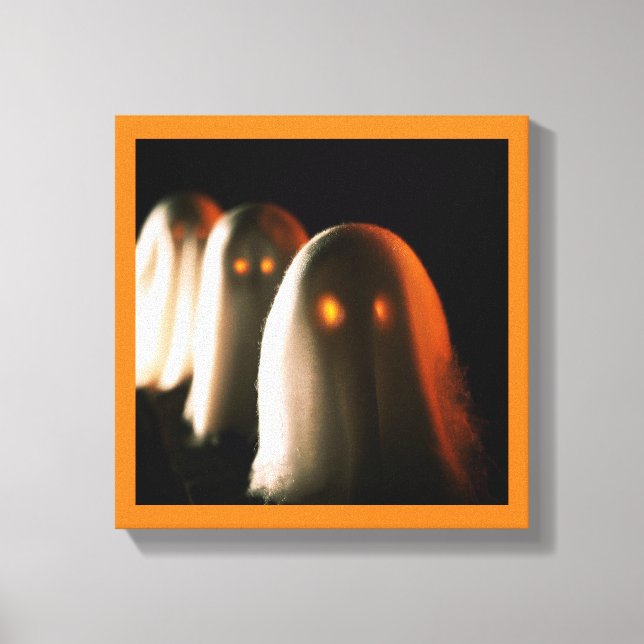 Lienzo Halloween - Fantasmas 3 (Anverso)