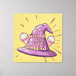 Lienzo Halloween Girly - el camino a los dulces