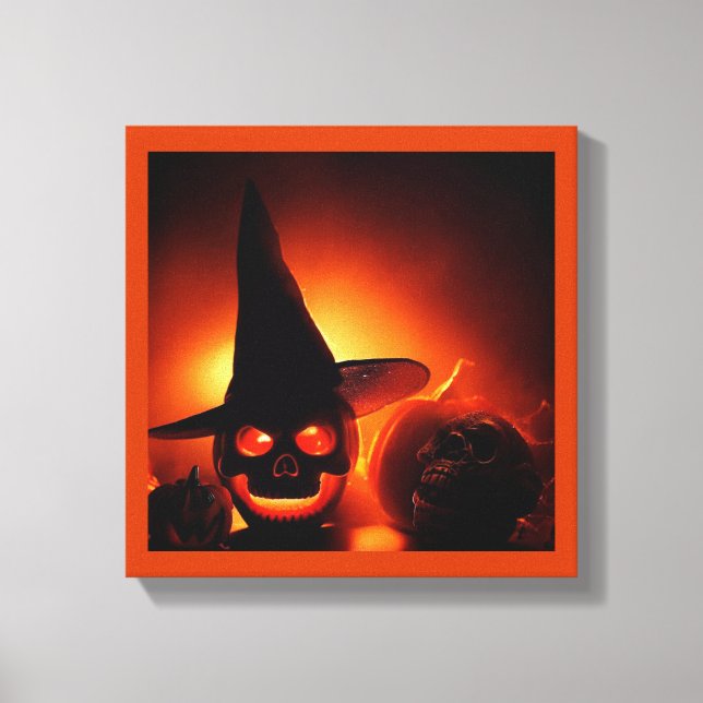 Lienzo Halloween - Jack-O-Lanterns 5 (Anverso)