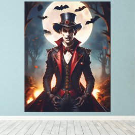 Lienzo Halloween Steampunk Gótico Zombie Vampiro