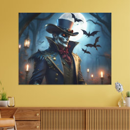 Lienzo Halloween Steampunk Sureño Gótico Zombie
