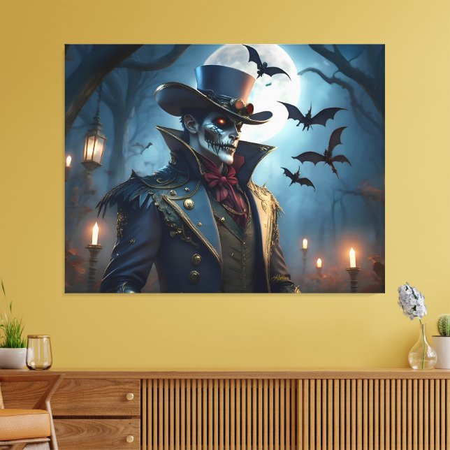 Lienzo Halloween Steampunk Sureño Gótico Zombie (Insitu (Sala de estar))
