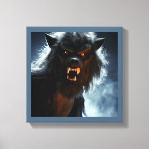 Lienzo Halloween - Werewolf 1