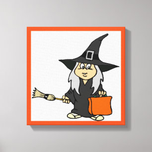 LIENZO HALLOWEEN WITCH