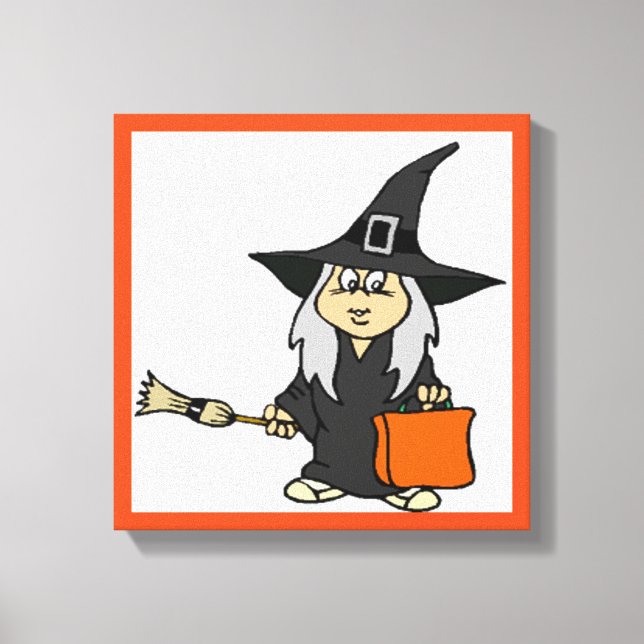 LIENZO HALLOWEEN WITCH (Anverso)