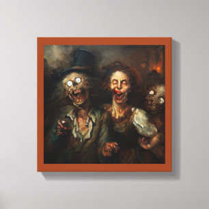 Lienzo Halloween - Zombies 3