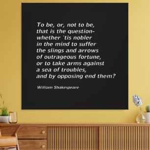 Lienzo "Hamlet" de William Shakespeare