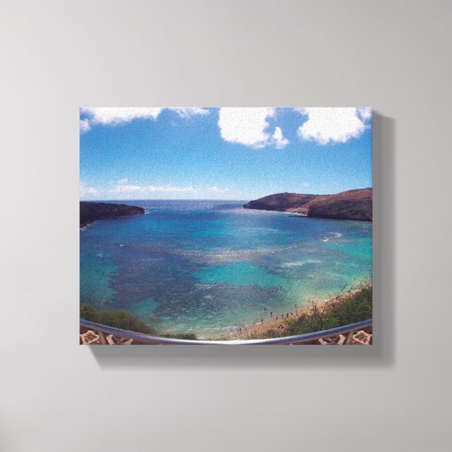 Lienzo Hanauma Bay Hawaii (Anverso)