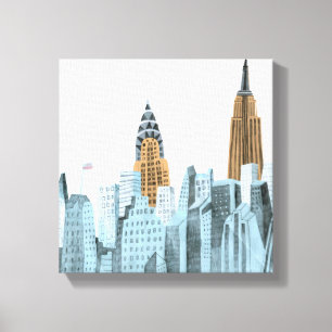 Lienzo Hand Drawn New York City, NY