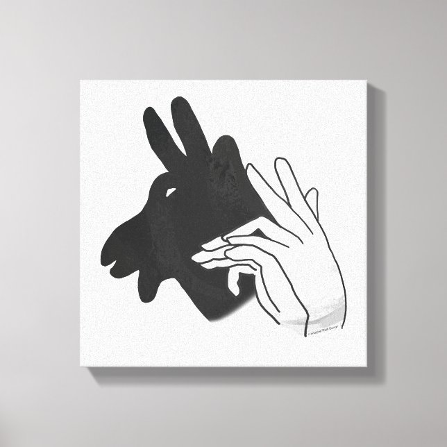 Lienzo Hand Silhouette Billy Goat (Anverso)