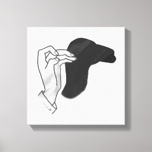 Lienzo Hand Silhouette Camel