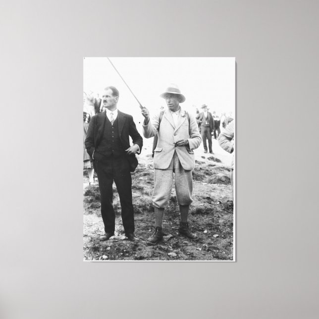 Lienzo Hannes Schneider 1929 –Pionier des alpinen Sports (Anverso)