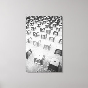 Lienzo Hanoi Vietnam, herramientas plásticas en el templo