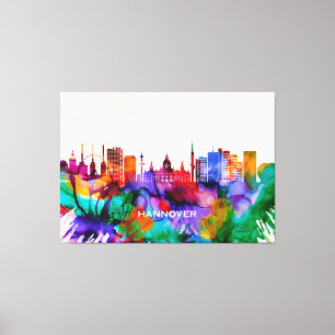 Lienzo Hanover Skyline