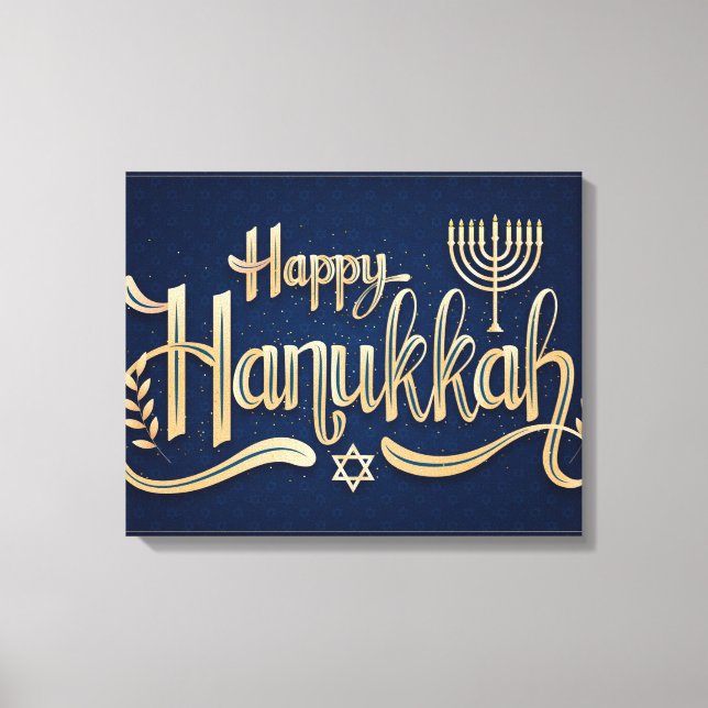 Lienzo Hanukkah (Anverso)