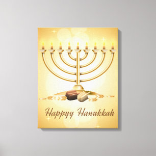 Lienzo Hanukkah