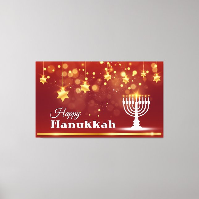 Lienzo Hanukkah (Anverso)