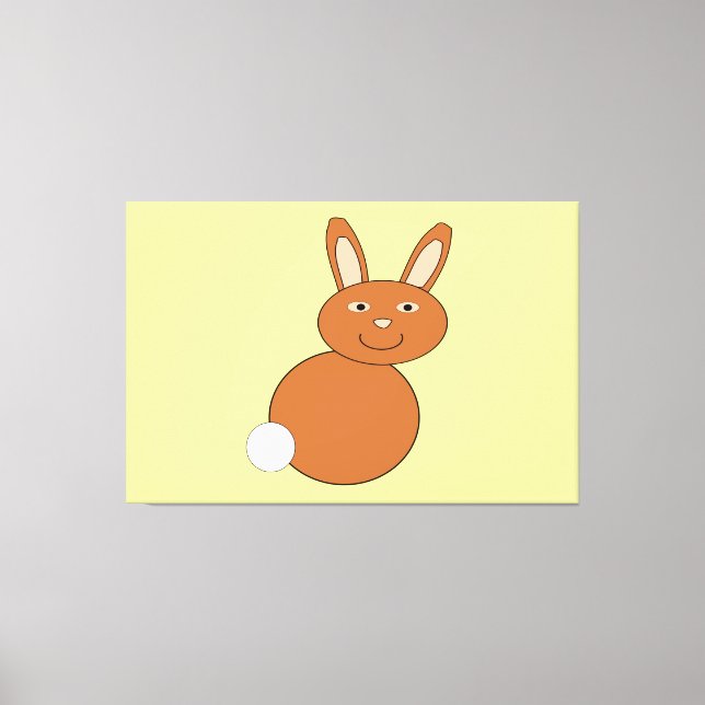 Lienzo Happy Easter Bunny Canvas Pri (Anverso)