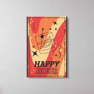 Lienzo Happy Hour Haven
