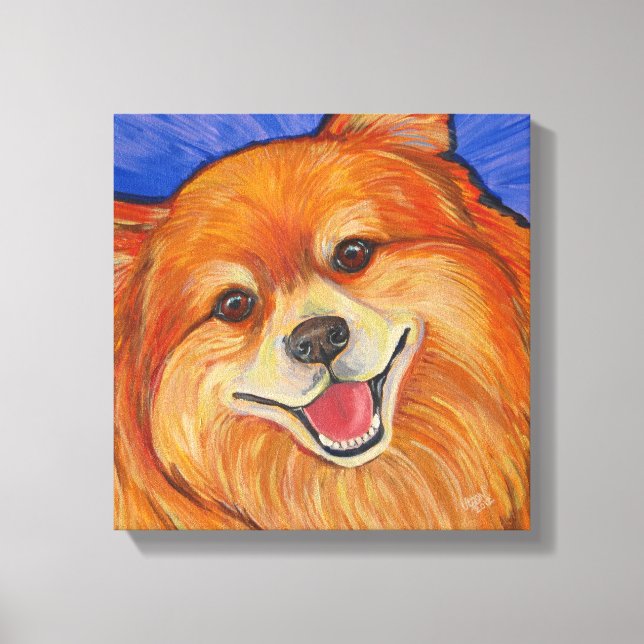 Lienzo Happy Pom (Anverso)