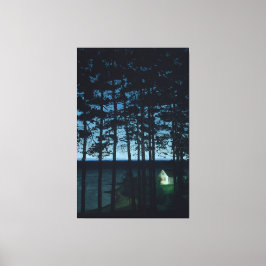 Lienzo Harald Oscar Sohlberg - Cabaña de pescadores (1899