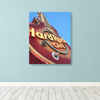 Lienzo Hard Rock Neon Sign Las Vegas