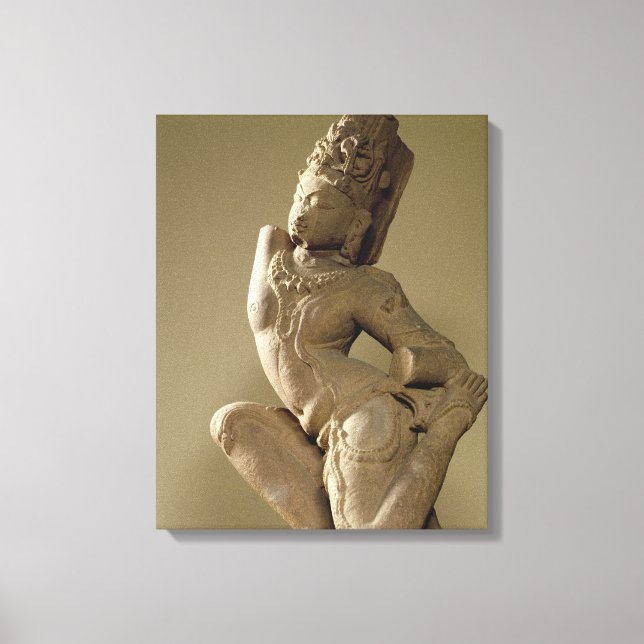 Lienzo Harihara bailando en la pose alidha, Prathara dyna (Anverso)