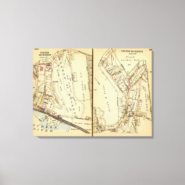 Lienzo Harmon Park, Nueva York (Anverso)