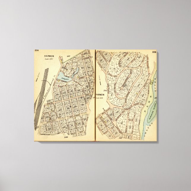 Lienzo Harmon Park, Nueva York 2 (Anverso)