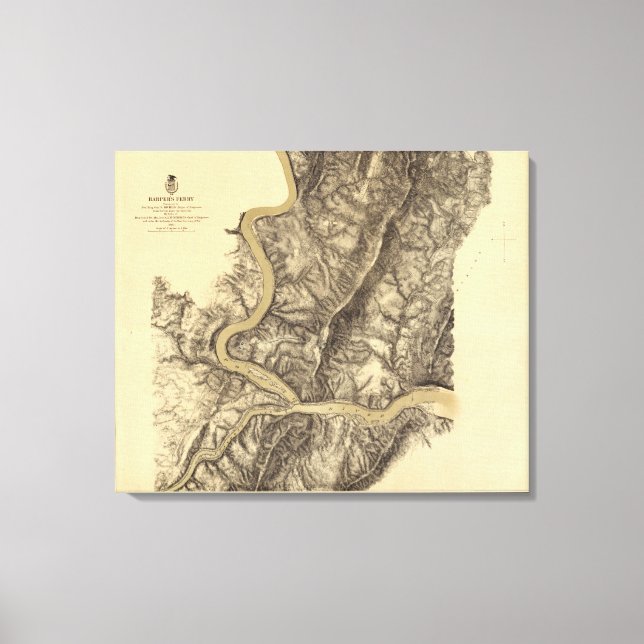 Lienzo Harper's Ferry, Virginia (Anverso)