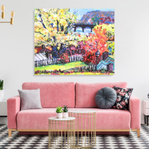 Lienzo Harpers Ferry, Virginia Occidental / Artista Larry