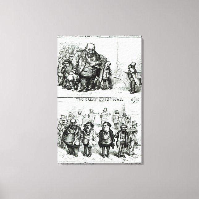 Lienzo Harper's Weekly (Anverso)