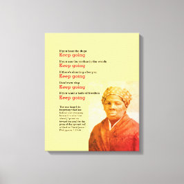 Lienzo HARRIET TUBMAN Sigue Cita