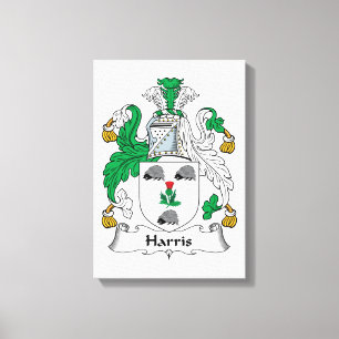 Lienzo Harris Family Crest