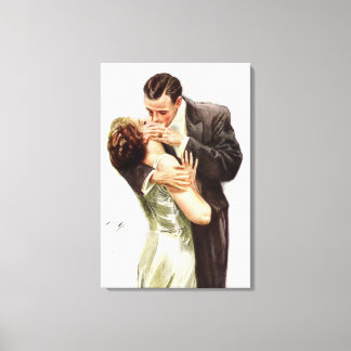 Lienzo Harrison Fisher: El beso