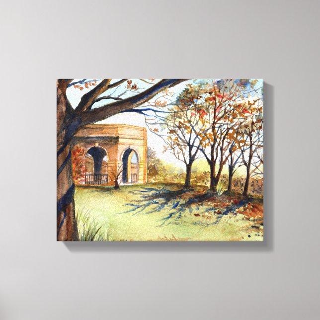 Lienzo Harrogate en Valley Garden por Farida Greenfield (Anverso)