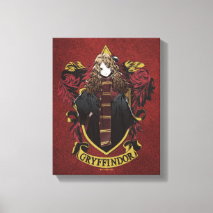 Lienzo HARRY POTTER™   Anime Hermione House Escudo
