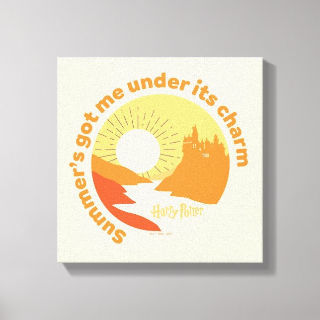 Lienzo HARRY POTTER™ | Castillo Mágico de Verano HACIA EL (Anverso)