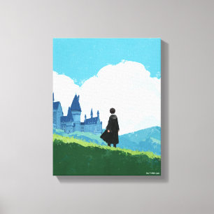 Lienzo HARRY POTTER™ con vistas al castillo de HOGWARTS™