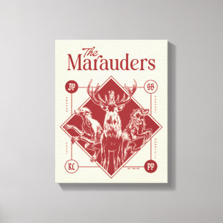 Lienzo HARRY POTTER™ El gráfico de Marauders Animagus